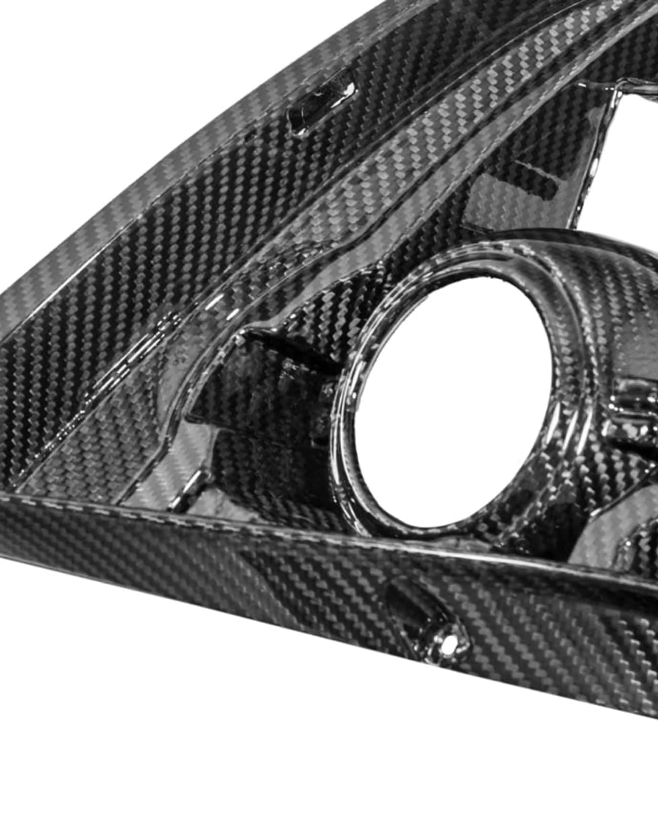 2009-2015 Cadillac CTS/CTS-V V2 SDP Carbon Fiber Headlight  Internal Housings Bezels